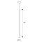 Dals 60 Inch CCT LED Duo-Light Cylinder Pendant PDLED120-60-BK - alternate 3